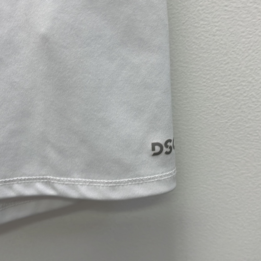 DSG Girls White Softball T-shirt with bat design - size S (8-9) - Picture 3 of 7